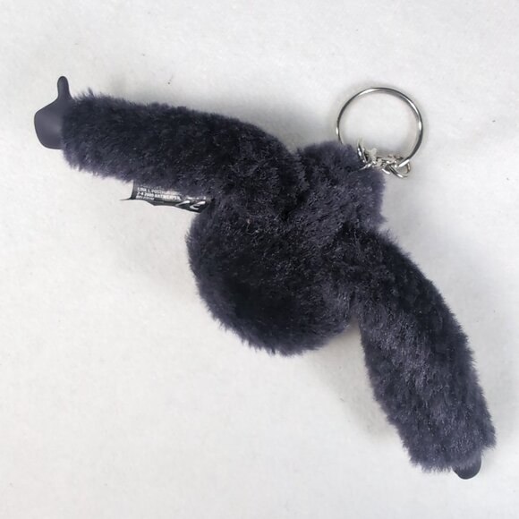 RARE Kipling FRANKI Navy Blue Monkey Keychain Keyring Deep Purple Plush LIMITED - Picture 6 of 9